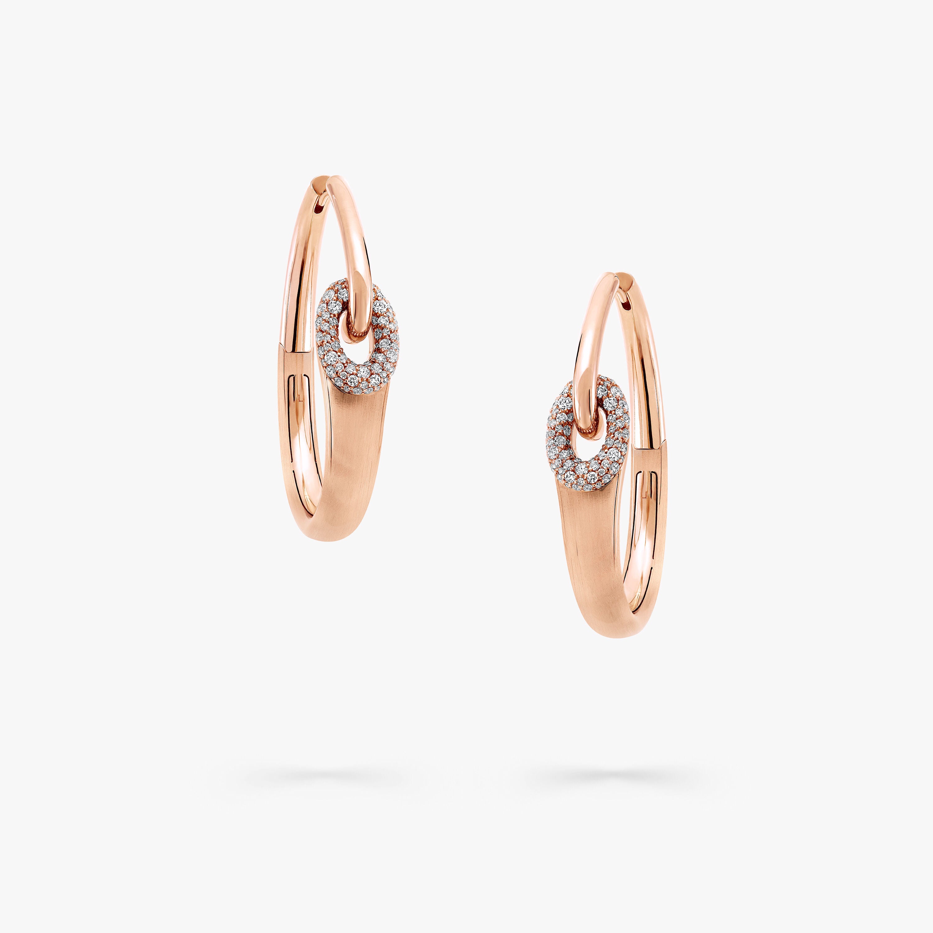 Be Together Diamond Hoop Earrings